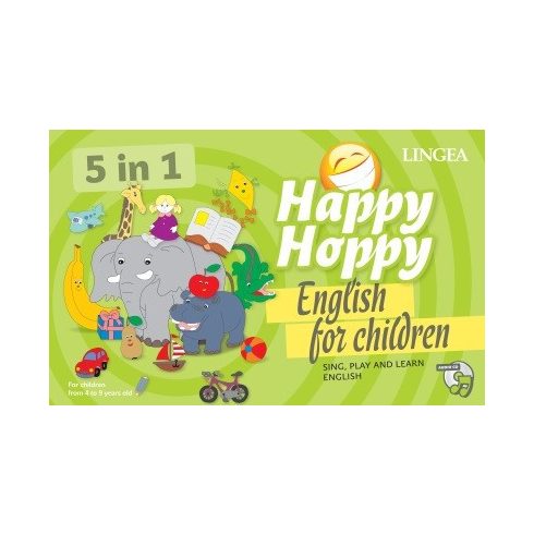 Társasjáték: Happy Hoppy társasjáték - Sing, Play and Learn English /English for Children