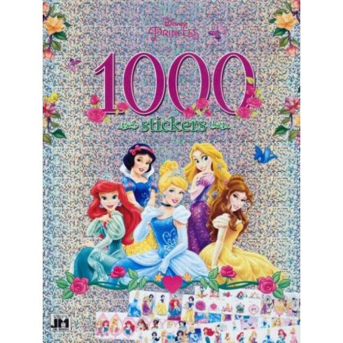 : Disney Hercegnők - A4 1000 matricás színező