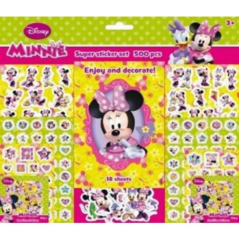 : Disney: Minnie - matricásfüzet - 500 matrica