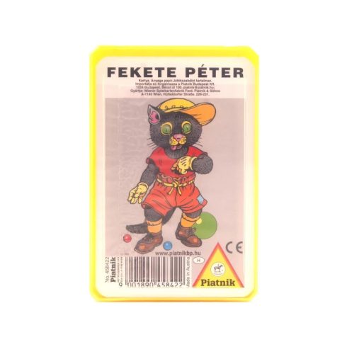 Fekete Péter állatos kártyajáték