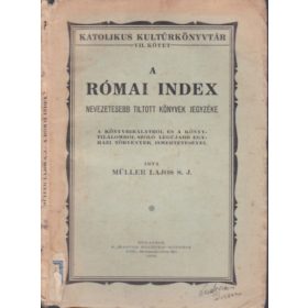 Müller Lajos A ​római index (antikvár)