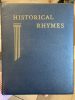 Elsie Taylor, Elizabeth M. Cadbury: Historical Rhymes (dedikált, antikvár, angol nyelvű)