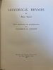 Elsie Taylor, Elizabeth M. Cadbury: Historical Rhymes (dedikált, antikvár, angol nyelvű)