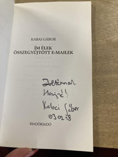 Kabai Gábor: Ím ​élek (antikvár)