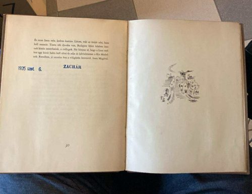 Szerb Antal: Budapesti kalauz Marslakók számára - Első kiadás (1935), díszkiadás, illusztrációkkal