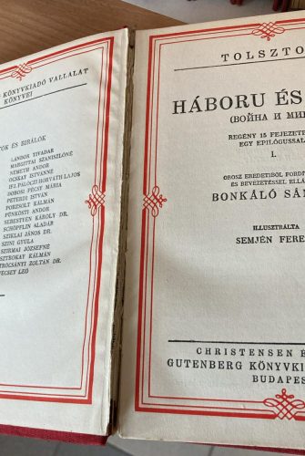 26 kötet a Tolsztoj összes regényei és elbeszélései sorozatból (nem teljes sorozat) (antikvár)