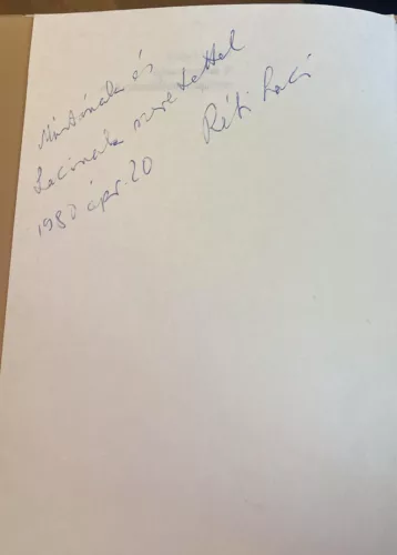Réti László: A magyarországi textilipari munkásmozgalom (antikvár) - dedikált példány