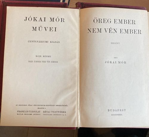 Jókai Mór művei - Centenáriumi kiadás sorozat (nem teljes sorozat) - 95 kötet (antikvár)