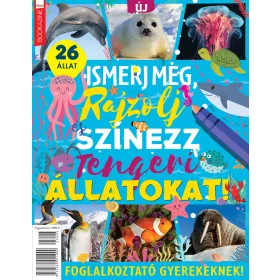   Brezvai Edit (szerk.): Füles Bookazine - Ismerj meg, színezz... tengeri állatokat