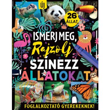   Mátyás Lara: Trend Bookazine - Ismerj meg, rajzolj és színezz állatokat