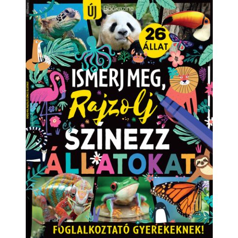 Mátyás Lara: Trend Bookazine - Ismerj meg, rajzolj és színezz állatokat