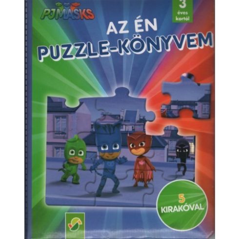 Puzzle-Könyv: PJMASKS: az én puzzle-könyvem - 5 kirakóval