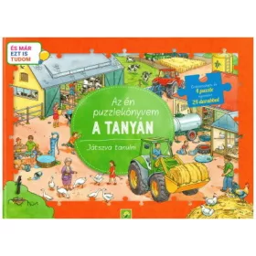   Puzzle-Könyv: Az én puzzlekönyvem: A tanyán - Játszva tanulni - És már ezt is tudom