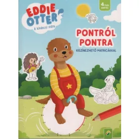   Foglalkoztató: Eddie Otter: Pontról pontra kiszínezhető matricákkal
