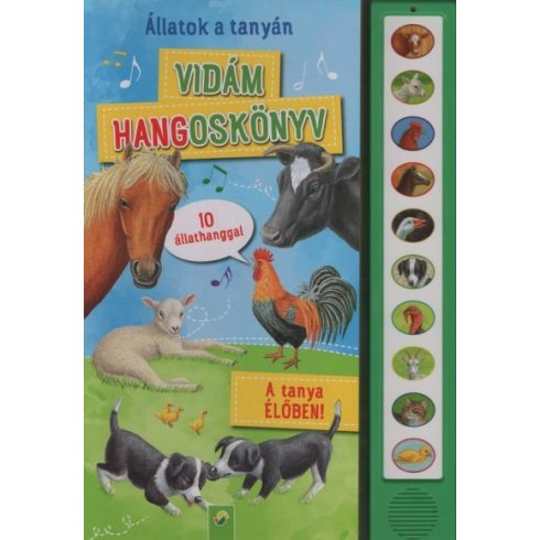 Lapozó: Vidám hangoskönyv: Állatok a tanyán - 10 állathanggal