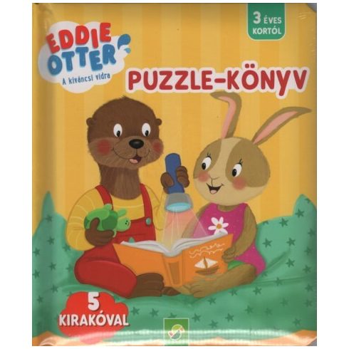 Puzzle-Könyv: Eddie Otter - A kiváncsi vidra: Puzzle-könyv - 5 kirakóval