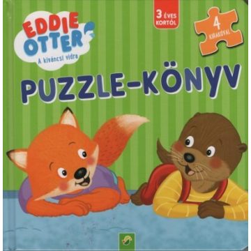   Puzzle-Könyv: Eddie Otter - A kiváncsi vidra: Puzzle-könyv - 4 kirakóval