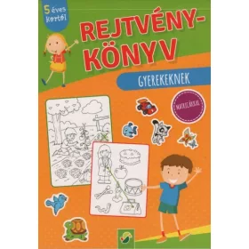   Foglalkoztató: Rejtvénykönyv gyerekeknek - Matricákkal - 5 éves kortól