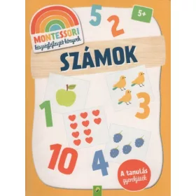   Foglalkoztató: Montessori készségfejlesztő könyvek: Számok - A tanulás gyerekjáték