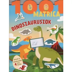Foglalkoztató: Dinoszauruszok - 1001 matrica