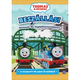  Foglalkoztató: Thomas + Friends: Beszállás! Színező- és foglalkoztatókönyv 