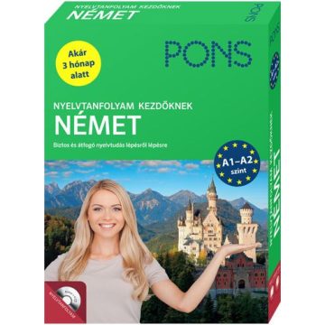   Christine Breslauer: PONS Nyelvtanfolyam kezdőknek – Német - Önálló nyelvtanulás - 1 könyv - 4 Audio-CD