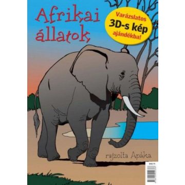 Apáka: Afrikai állatok - kifestőkönyv -