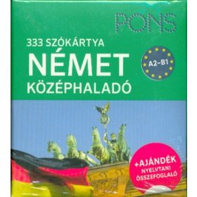 Kártya: PONS Szókártyák - Német középhaladó 333 Szó