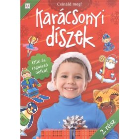   Foglalkoztató Füzet: Karácsonyi díszek 2. rész /Csináld meg! Olló és ragasztó nélkül §K