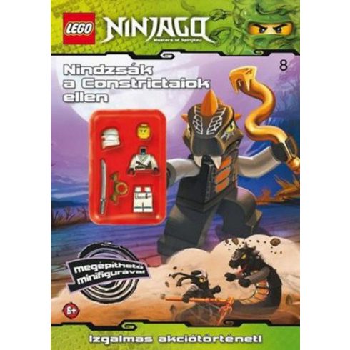 : LEGO 8. - Nindzsák a Constrictaiok ellen - Ninjago - minifigurás foglalkoztató