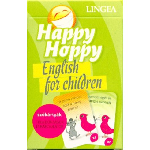 Kártya: Happy Hoppy szókártyák - Tulajdonságok és kapcsolatok /English for Children