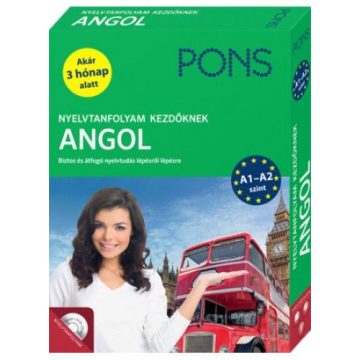 : PONS Nyelvtanfolyam kezdőknek - Angol (könyv+CD)