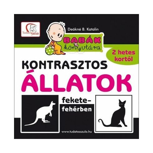 Deákné B. Katalin: Kontrasztos állatok fekete-fehérben - Babák könyvtára (új kiadás)