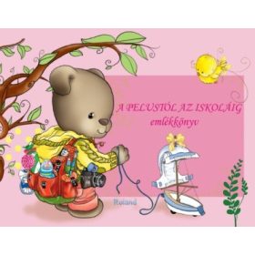   Emlékkönyv: A pelustól az iskoláig - emlékkönyv (rózsaszín)