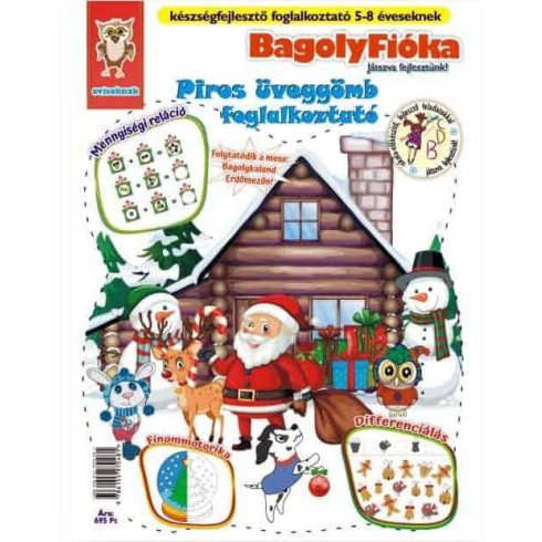 BAGOLYFIÓKA - PIROS ÜVEGGÖMB FOGLALKOZTATÓ