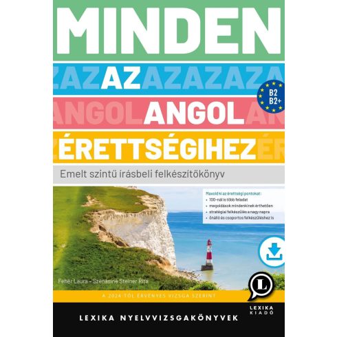 LX-0181-1: MINDEN AZ ANGOL ÉRETTSÉGIHEZ - EMELT SZINTŰ ÍRÁSBELI FELKÉSZÍTŐKÖNYV