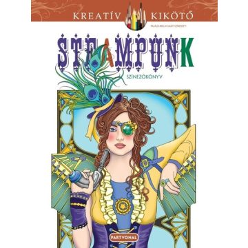 Marty Noble: Jane Steampunk - Színezőkönyv