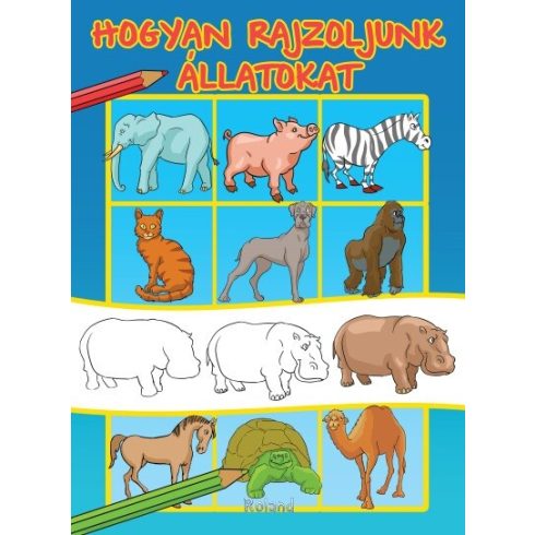 Kifestő Könyv: Hogyan rajzoljunk állatokat - Hogyan rajzoljunk? (új kiadás)