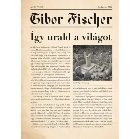 Tibor Fischer: Így urald a világot