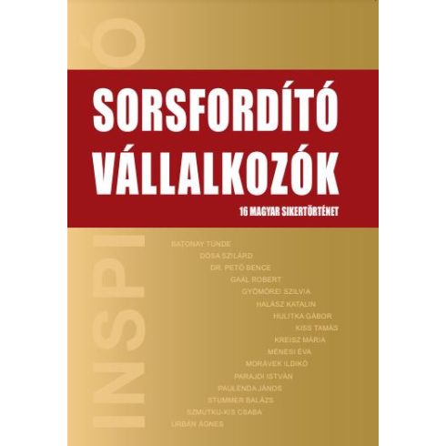 SORSFORDÍTÓ VÁLLALKOZÓK - 16 MAGYAR SIKERTÖRTÉNET