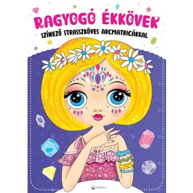 RAGYOGÓ ÉKKÖVEK - SZÍNEZŐ STRASSZKÖVES ARCMATRICÁKKAL
