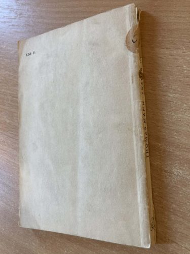 Thomas Mann: Európa, vigyázz! (antikvár)