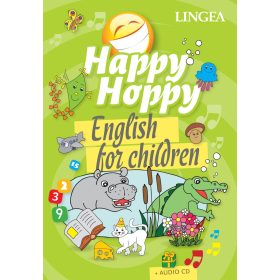 HAPPY HOPPY KÖNYV - ENGLISH FOR CHILDREN + AUDIO CD