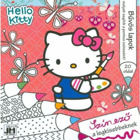 : Hello Kitty - 20x20 csillám színező
