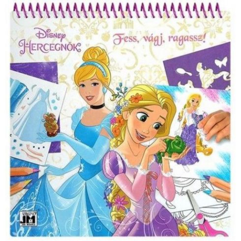 : Disney Hercegnők - Kreatív matricás színező