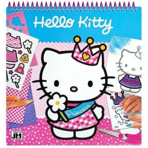 : Hello Kitty - 25x25 kreatív matricás színező