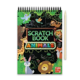 Foglalkoztató: Scratch book - Állatok