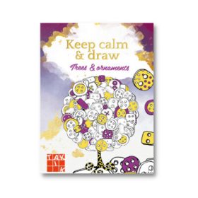 Foglalkoztató: Keep calm + draw - Trees + ornaments