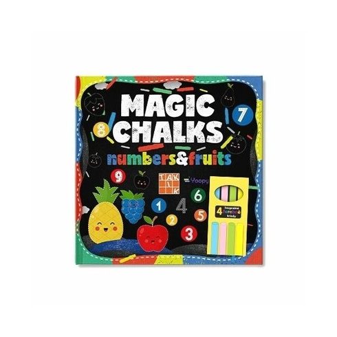 Lapozó: Magic chalks - Numbers + fruits