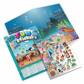 Foglalkoztató: 3D Fun Stickers - Sea Life